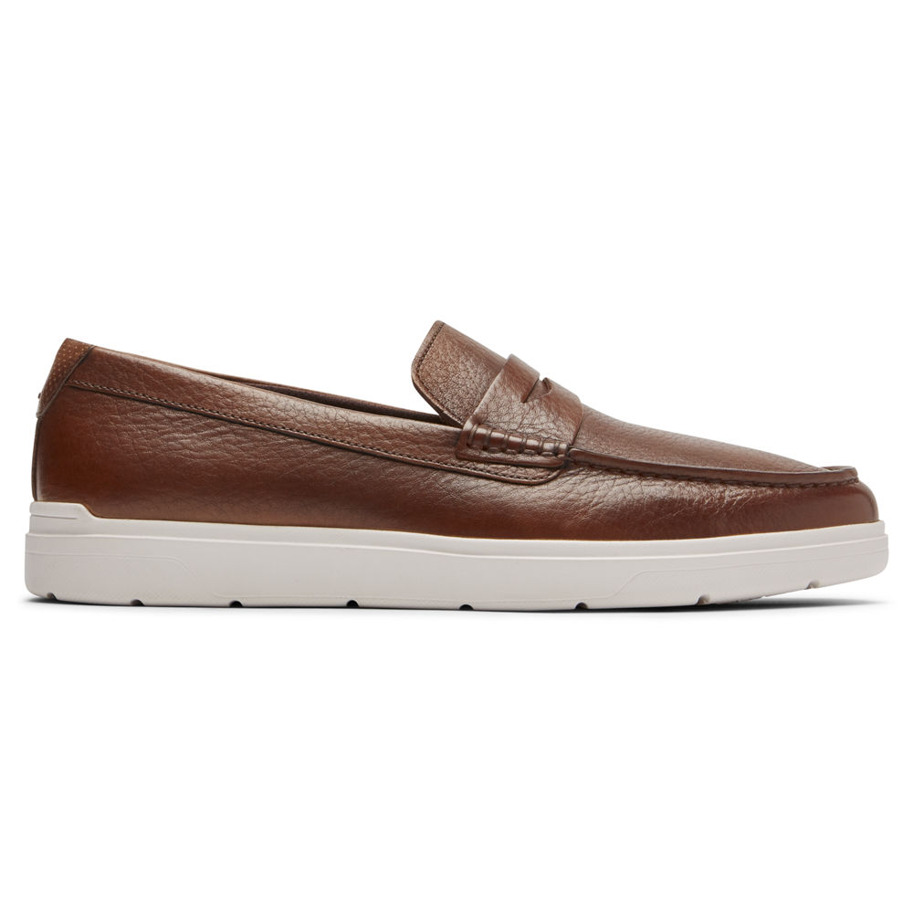 Mocassins Rockport Homem Marrom - Total Motion Lite Penny - 68453ZLYO